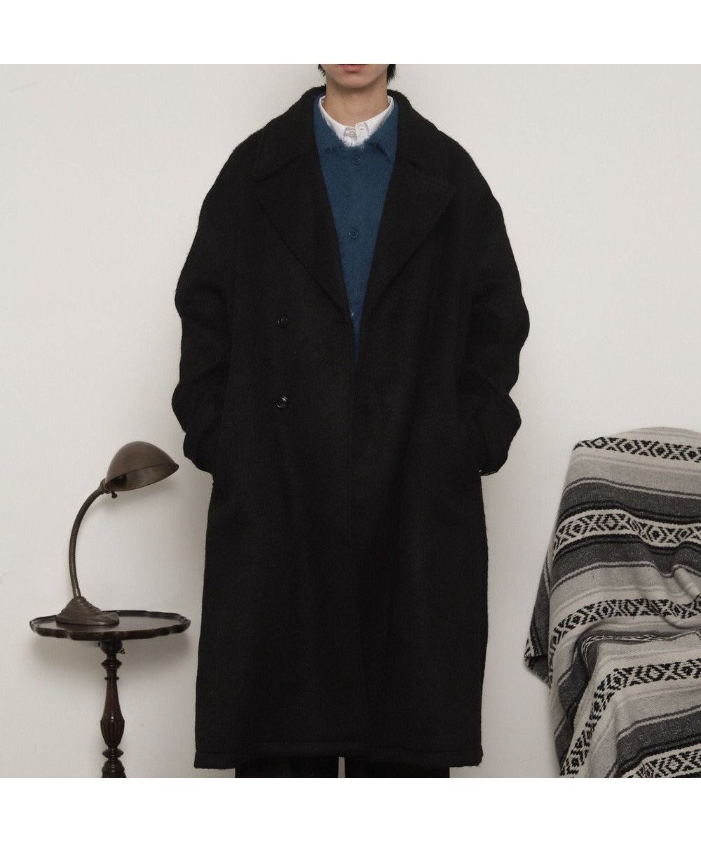 【ウィゴー/WEGO / MEN】のシャギーオーバーコート インテリア・キッズ・メンズ・レディースファッション・服の通販 founy(ファニー) ファッション Fashion メンズファッション Fashion for Men アウター Men's Coats Outerwear 春 Spring 秋 Autumn シューズ Shoes, Footwear シンプル Simple, Minimal ジャケット Jacket, Outerwear スニーカー Sneakers, Trainers スマホ Smartphone, Mobile Device スラックス Slacks, Dress Pants チェスターコート Chester Coat, Long Coat デニム Denim, Jeans Material 定番 Standard, Basic Item ベーシック Basic, Essential ワイド Wide, Wide Fit 冬 Winter / This Winter A/W・秋冬 Autumn/Winter おすすめ Recommended / Our Picks エレガント 上品 Elegant ビジネス 仕事 通勤 Business / Work / Commuting ブラック|ID: prp329100004782738 ipo3291000000034706768
