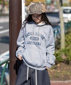 【ウィゴー/WEGO】の【ユニセックス着用ITEM/裏起毛】カレッジロゴボアパーカー 杢グレー|ID: prp329100004782740 ipo3291000000034706776