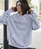 【ウィゴー/WEGO】の【ユニセックス着用ITEM】エンボスステッチロゴプルパーカー アッシュグレー|ID: prp329100004782741 ipo3291000000034706780