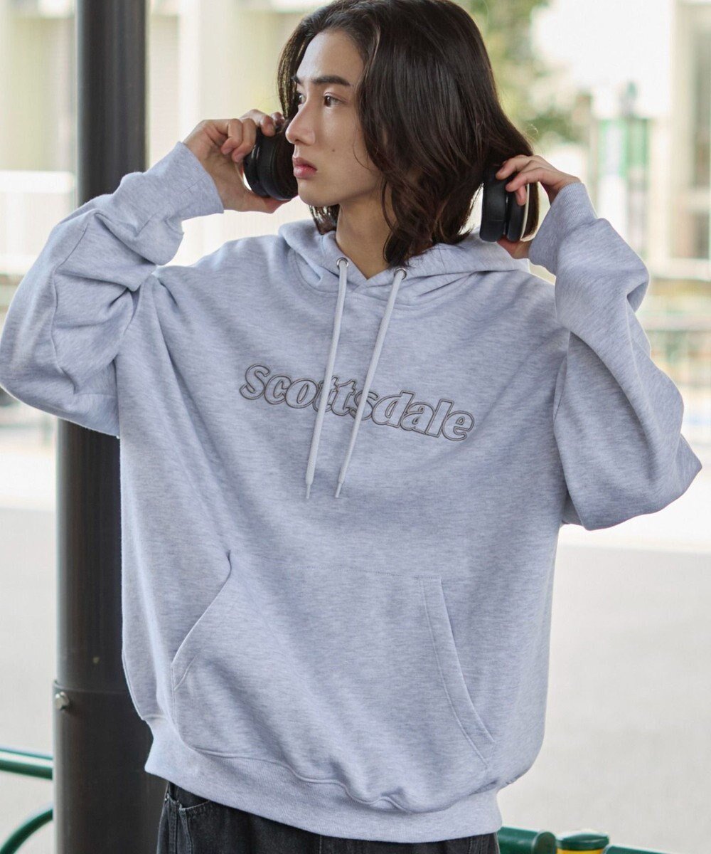 【ウィゴー/WEGO】の【ユニセックス着用ITEM】エンボスステッチロゴプルパーカー インテリア・キッズ・メンズ・レディースファッション・服の通販 founy(ファニー) 　ファッション　Fashion　レディースファッション　Fashion for Women　トップス・カットソー　Cut & Sew Tops　レディースパーカー・カジュアルフーディー　Casual Hoodies & Sweatshirts　秋　Autumn　カーゴパンツ　Cargo Pants, Utility Pants　ショーツ　Shorts, Short Pants　シンプル　Simple, Minimal　スマホ　Smartphone, Mobile Device　デニム　Denim, Jeans Material　トレンド　Trend, Trending Now　長袖　Long Sleeve, Full Sleeve　パーカー　Hoodie, Parka　防寒　Cold Protection, Winter-Ready　メンズ　Men's, Menswear　冬　Winter / This Winter　A/W・秋冬　Autumn/Winter　おすすめ　Recommended / Our Picks　アッシュグレー|ID: prp329100004782741 ipo3291000000034706780