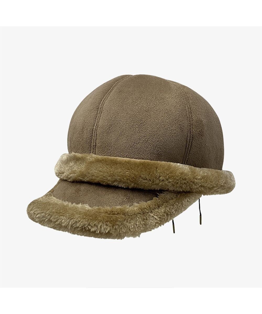 【林八百吉商店/HAYASHIYAOKICHI】のun chapeau ムートンキャップ インテリア・キッズ・メンズ・レディースファッション・服の通販 founy(ファニー) 　ファッション　Fashion　レディースファッション　Fashion for Women　キャップ&ハット　Hats & Caps　キャップ　Cap, Baseball Cap　ムートン　Shearling, Mouton　リボン　Ribbon, Bow　ワイヤー　Wire, Wired Bra　帽子　Hat, Headwear　ブラウン|ID: prp329100004782745 ipo3291000000034706792