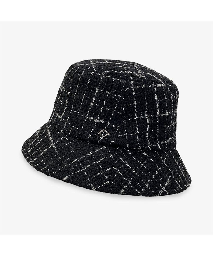 【林八百吉商店/HAYASHIYAOKICHI】のun chapeau ツイードダウンハット インテリア・キッズ・メンズ・レディースファッション・服の通販 founy(ファニー) https://founy.com/ ファッション Fashion レディースファッション Fashion for Women キャップ&ハット Hats & Caps チャーム Charm, Pendant トレンド Trend, Trending Now ワンポイント One Point, Statement Accent 帽子 Hat, Headwear |ID: prp329100004782747 ipo3291000000034706799