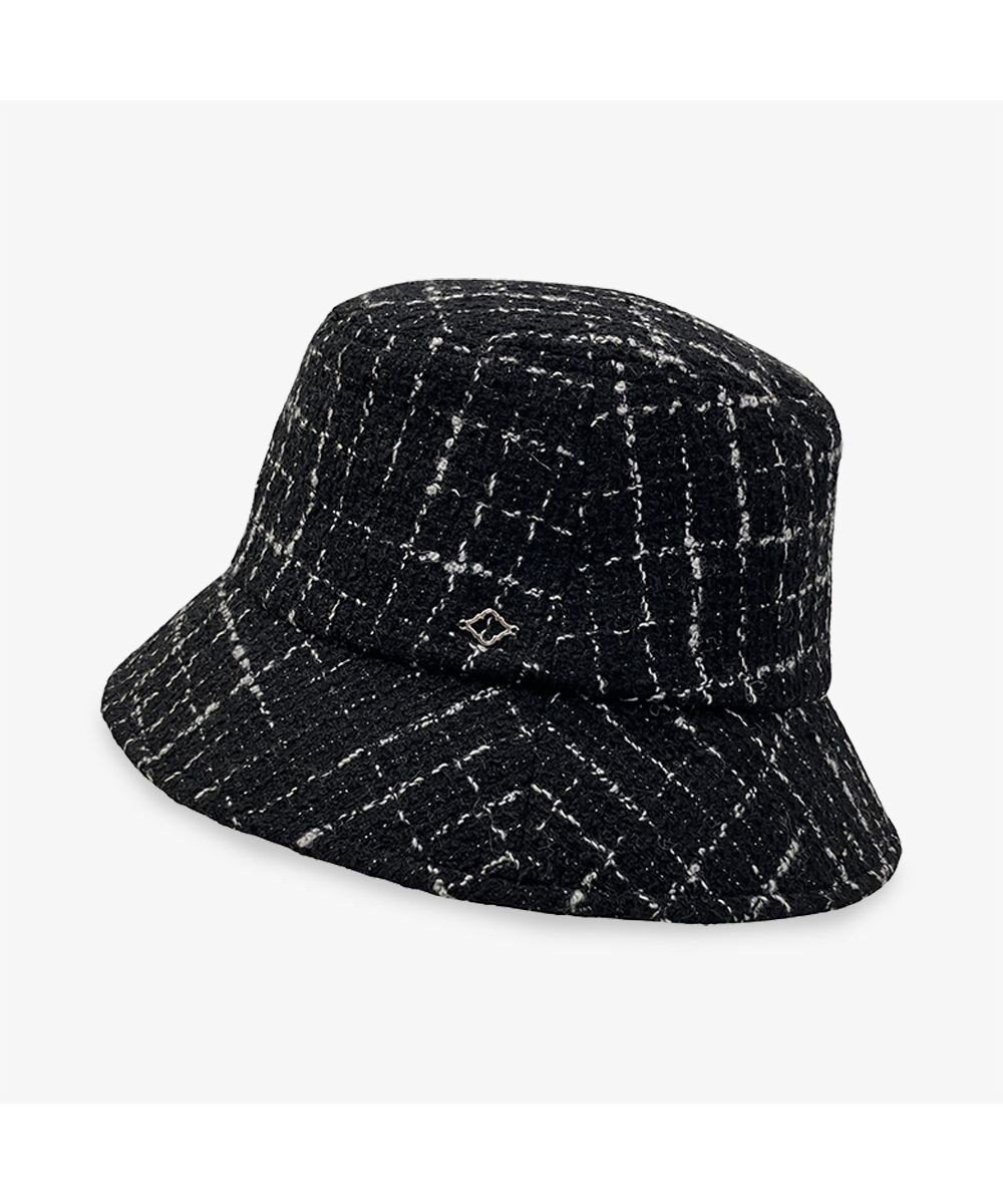 【林八百吉商店/HAYASHIYAOKICHI】のun chapeau ツイードダウンハット インテリア・キッズ・メンズ・レディースファッション・服の通販 founy(ファニー) ファッション Fashion レディースファッション Fashion for Women キャップ&ハット Hats & Caps チャーム Charm, Pendant トレンド Trend, Trending Now ワンポイント One Point, Statement Accent 帽子 Hat, Headwear ブラック|ID: prp329100004782747 ipo3291000000035514660