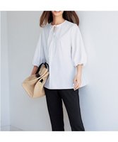 【アンフィーロ 自由区/UNFILO】の【洗える】シアーサッカーボリュームスリーブブラウス 人気、トレンドファッション・服の通販 founy(ファニー) ファッション Fashion レディースファッション Fashion for Women トップス・カットソー Cut & Sew Tops シャツ・ブラウス・オフィスカジュアル Elegant Blouses & Button-Ups ボリューム袖・フリルスリーブブラウス Voluminous & Ruffle Sleeves / Puffy Sleeve Tops 春 Spring 洗える Machine Washable サッカー Seersucker, Summer Fabric スリーブ Sleeve, Long Sleeve / Short Sleeve ボトム Bottoms, Lower Wear S/S・春夏 SS, Spring/Summer, Warm Season 夏 Summer |ID:prp329100004782749