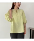 【アンフィーロ 自由区/UNFILO】の【洗える】シアーサッカーボリュームスリーブブラウス 人気、トレンドファッション・服の通販 founy(ファニー) ファッション Fashion レディースファッション Fashion for Women トップス・カットソー Cut & Sew Tops シャツ・ブラウス・オフィスカジュアル Elegant Blouses & Button-Ups ボリューム袖・フリルスリーブブラウス Voluminous & Ruffle Sleeves / Puffy Sleeve Tops 春 Spring 洗える Machine Washable サッカー Seersucker, Summer Fabric スリーブ Sleeve, Long Sleeve / Short Sleeve ボトム Bottoms, Lower Wear S/S・春夏 SS, Spring/Summer, Warm Season 夏 Summer thumbnail ライムイエロー|ID: prp329100004782749 ipo3291000000035847560