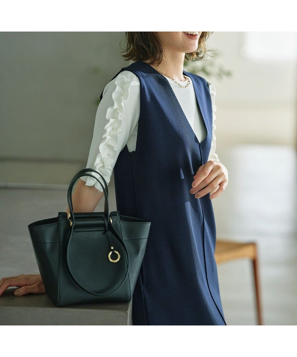 【組曲/KUMIKYOKU】の2wayハンドルスモールハンドバッグ 人気、トレンドファッション・服の通販 founy(ファニー) 　ファッション　Fashion　レディースファッション　Fashion for Women　バッグ　Bags　コンパクト　Compact, Small Size　ショート　Short, Short Length　ポケット　Pocket, Pocket Detail　ポーチ　Pouch, Small Case　ロング　Long, Long-Length　人気　Popular, Best Seller　 other-1|ID: prp329100004782750 ipo3291000000034706861