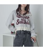 【ウィゴー/WEGO】のフラッフィーグラフィックジャガードニットZIPパーカー ホワイトアイボリー|ID: prp329100004782757 ipo3291000000034706903