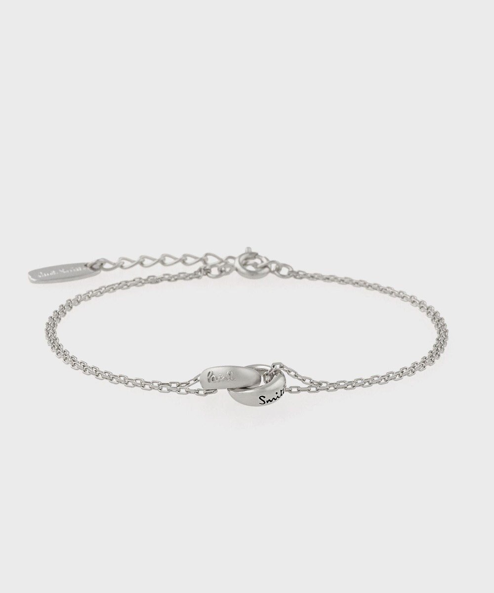 【ポール スミス/Paul Smith】のDouble Ring Motif ブレスレット インテリア・キッズ・メンズ・レディースファッション・服の通販 founy(ファニー) 　ファッション　Fashion　レディースファッション　Fashion for Women　ジュエリー　Jewelry　ファッションリング　Fashion Rings　チェーン＆カフブレスレット　Cuff & Chain Bracelets　おすすめ　Recommended / Our Picks　アクセサリー　Fashion Accessories　ギフト プレゼント　Gift / Present　シルバー　Silver, Metallic Silver　シンプル　Simple, Minimal　ジュエリー　Jewelry, Accessories　チェーン　Chain, Chain Strap　ブレスレット　Bracelet, Wristband　モチーフ　Motif, Design Theme　シルバー|ID: prp329100004782764 ipo3291000000034706938