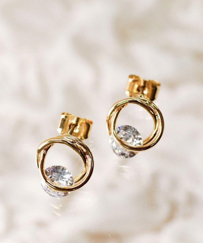 【ティアクラッセ/Tiaclasse】の【金属アレルギー対応】ラウンドプットストーンピアス インテリア・キッズ・メンズ・レディースファッション・服の通販 founy(ファニー) https://founy.com/ ファッション Fashion レディースファッション Fashion for Women アクセサリー Fashion Accessories エレガント 上品 Elegant サークル Circle, Round Design シルバー Silver, Metallic Silver ストーン Stone, Gem-Like セレモニー Ceremony フェミニン Feminine, Girly メタル Metal, Metal Parts モチーフ Motif, Design Theme 冬 Winter / This Winter 夏 Summer 春 Spring 秋 Autumn |ID: prp329100004782766 ipo3291000000035329007