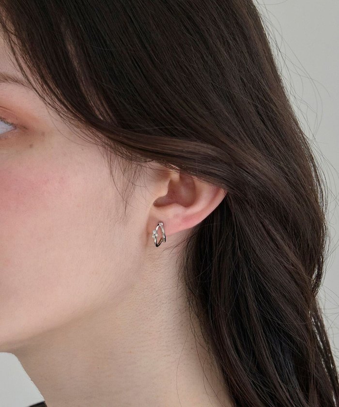 【フィービィー/phoebe】の〈アレルギー対応〉シャイニーダブルフープセラミックピアス シルバー インテリア・キッズ・メンズ・レディースファッション・服の通販 founy(ファニー) https://founy.com/ ファッション Fashion レディースファッション Fashion for Women アクセサリー Fashion Accessories シルバー Silver, Metallic Silver シンプル Simple, Minimal バランス Balance, Style Balance ビジュー Bijou, Jewel-like Accent メタル Metal, Metal Parts モチーフ Motif, Design Theme エレガント 上品 Elegant |ID: prp329100004782777 ipo3291000000035574513