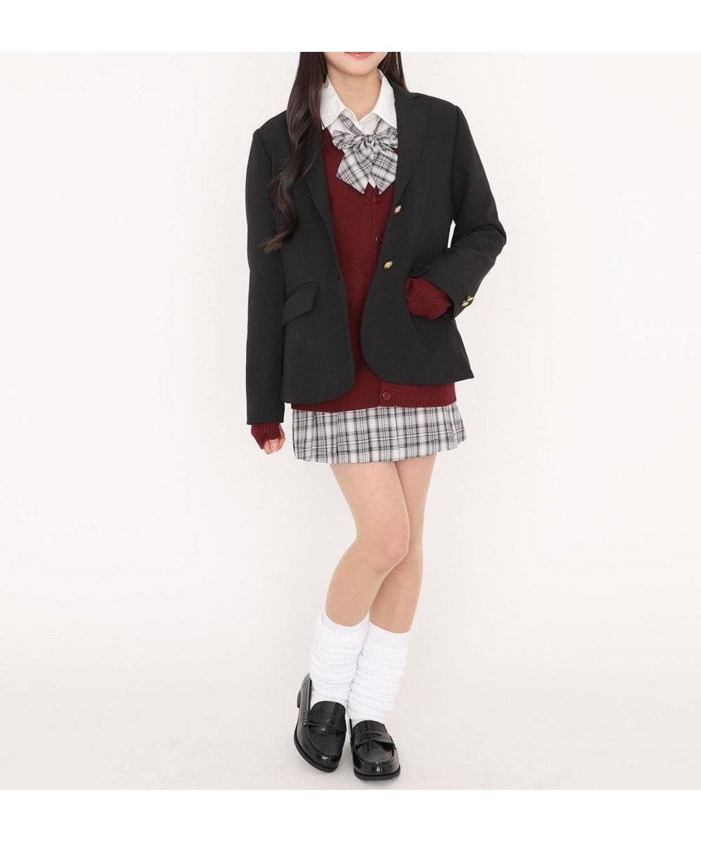 【ウィゴー/WEGO】の【SCHOOLITEM】スクールブレザー インテリア・キッズ・メンズ・レディースファッション・服の通販 founy(ファニー) 　ファッション　Fashion　レディースファッション　Fashion for Women　アウター　Coat / Outerwear Collection　レディースジャケット・軽アウター　Jackets　スーツ　Business Suits & Workwear　スーツジャケット・オフィスブレザー　Suit Jackets / Blazers　ジャケット　Jacket, Outerwear　スマホ　Smartphone, Mobile Device　スーツ　Suit, Formalwear　ベーシック　Basic, Essential　リップ　Lip, Lip Motif　A/W・秋冬　Autumn/Winter　ブラック|ID: prp329100004782786 ipo3291000000034707021