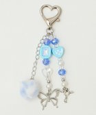 【ウィゴー/WEGO】のレオパードぽんぽんビーズキーホルダー ブルー|ID: prp329100004782789 ipo3291000000034707045