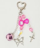 【ウィゴー/WEGO】のレオパードぽんぽんビーズキーホルダー ピンク|ID: prp329100004782789 ipo3291000000034707047