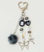 【ウィゴー/WEGO】のレオパードぽんぽんビーズキーホルダー ブラック|ID: prp329100004782789 ipo3291000000034707050