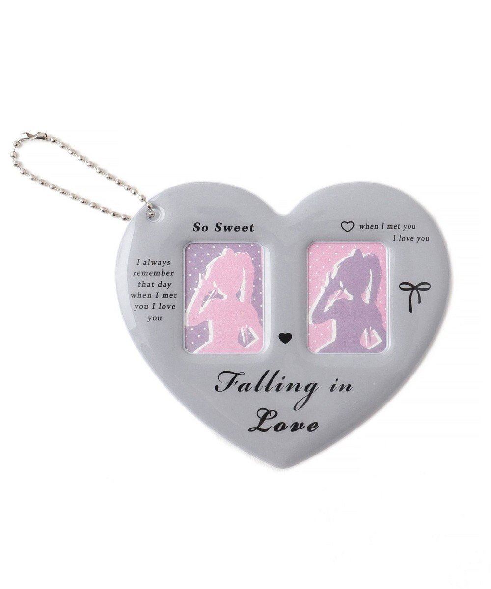 【ウィゴー/WEGO】の【推し活&痛バ】ハートIDフォトケースキーホルダー インテリア・キッズ・メンズ・レディースファッション・服の通販 founy(ファニー) 　ファッション　Fashion　レディースファッション　Fashion for Women　ミニ財布・二つ折り財布　Wallets & Card Cases　おすすめ　Recommended / Our Picks　キーホルダー　Keychain, Key Holder　コンパクト　Compact, Small Size　スマホ　Smartphone, Mobile Device　チェーン　Chain, Chain Strap　ポケット　Pocket, Pocket Detail　財布　Wallet, Purse　グレー|ID: prp329100004782794 ipo3291000000034707083