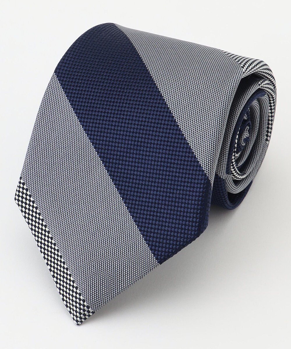 【ジェイ プレス/J.PRESS / MEN】の【STRUCTURE MIX COLLECTION】レジメンタル ネクタイ インテリア・キッズ・メンズ・レディースファッション・服の通販 founy(ファニー) ファッション Fashion メンズファッション Fashion for Men ジャケット Jacket, Outerwear ストライプ Stripe, Striped Pattern スーツ Suit, Formalwear ブラック系2|ID: prp329100004783598 ipo3291000000034716544