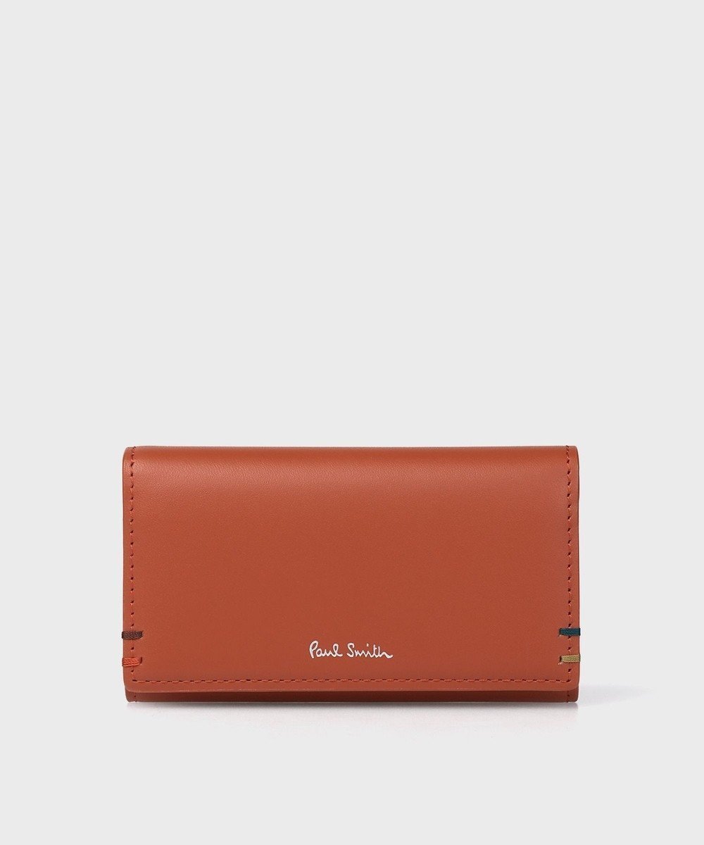 【ポールスミス/Paul Smith / MEN】のハイライトステッチ キーケース インテリア・キッズ・メンズ・レディースファッション・服の通販 founy(ファニー) 　ファッション　Fashion　メンズファッション　Fashion for Men　アクセサリー　Fashion Accessories　アクセサリー　Fashion Accessories　ハンド　Hand, Handmade　フロント　Front, Front Design　メンズ　Men's, Menswear　財布　Wallet, Purse　レッド|ID: prp329100004783604 ipo3291000000035759884