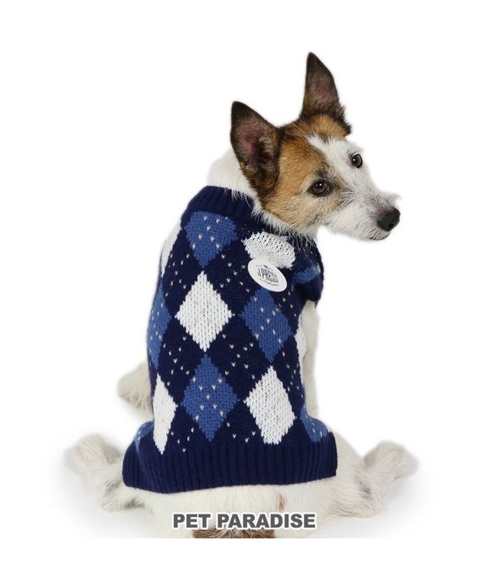 【ペットパラダイス/PET PARADISE / GOODS】のJ.PRESS アーガイルニット 小型犬 インテリア・キッズ・メンズ・レディースファッション・服の通販 founy(ファニー) https://founy.com/ 犬 Dog A/W・秋冬 Autumn/Winter ホーム・キャンプ・アウトドア・お取り寄せ Home Living / Home & Lifestyle / Camping Gear / Outdoor Camping ペットグッズ Pet Supplies |ID: prp329100004784162 ipo3291000000034724608