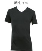 【ワコール/Wacoal / MEN】のWACOAL MEN あったかインナー Vネック 3分袖 綿100% 保温性 やわらかさが続く 静電気が起こりにくい 毛玉になりにくい 後裾長め設計 インナー メンズ WL5102 /ワコールメン ブラック|ID: prp329100004784166 ipo3291000000034724622