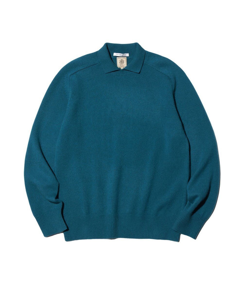 【ジェイ プレス/J.PRESS / MEN】のポロカラー カシミヤニット インテリア・キッズ・メンズ・レディースファッション・服の通販 founy(ファニー) 　ファッション　Fashion　メンズファッション　Fashion for Men　トップス・カットソー　Cut & Sew Tops　ニット・セーター / 定番トップス　Knit Tops & Sweaters　スリーブ　Sleeve, Long Sleeve / Short Sleeve　セーター　Sweater, Knitwear　プレーン　Plain, Simple　ミドル　Middle Length, Mid Height　A/W・秋冬　Autumn/Winter　グリーン系|ID: prp329100004784167 ipo3291000000034724633