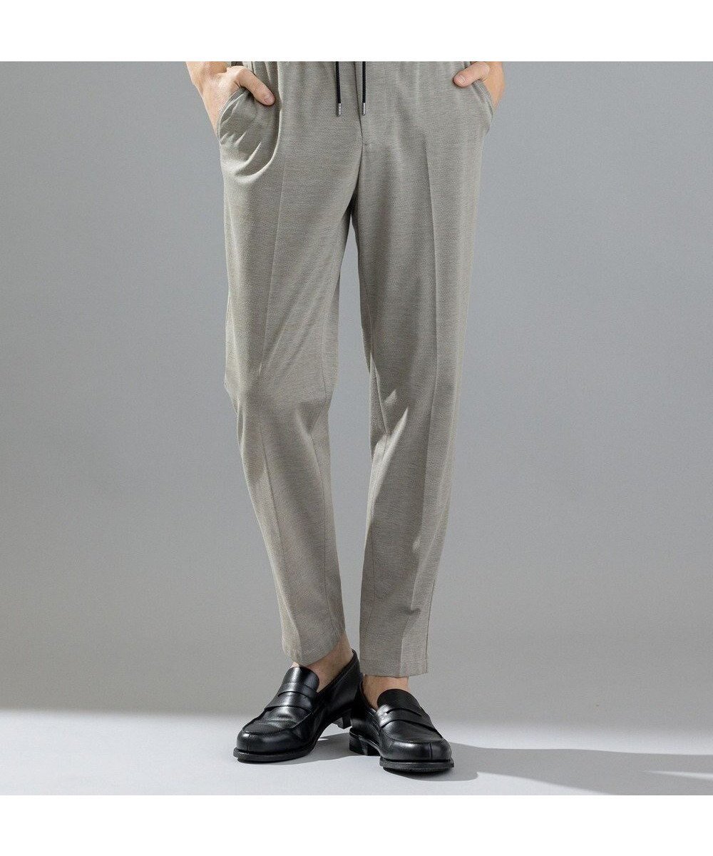 【ジョゼフ オム/JOSEPH HOMME / MEN】のハイゲージモックロディ / PEGG EASY インテリア・キッズ・メンズ・レディースファッション・服の通販 founy(ファニー) 　ファッション　Fashion　メンズファッション　Fashion for Men　ボトムス　Bottoms　ストレッチ　Stretch, Stretchy Fabric　セットアップ　Set-Up, Coordinated Outfit　テーパード　Tapered, Tapered Pants　ドローコード　Drawcord, Drawstring Cord　ポケット　Pocket, Pocket Detail　ループ　Loop, Loop Knit　レギュラー　Regular, Standard Fit　夏　Summer　春　Spring　S/S・春夏　SS, Spring/Summer, Warm Season　ライトグレー系|ID: prp329100004784173 ipo3291000000034724670