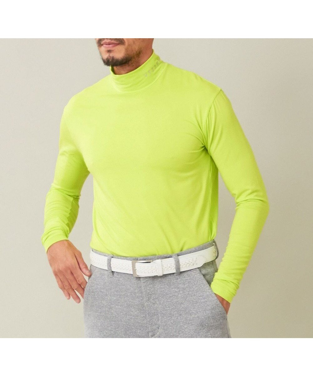 【23区 ゴルフ/23区GOLF / MEN】の定番あたたかインナー【MEN】エニワイズ無地 カットソー インテリア・キッズ・メンズ・レディースファッション・服の通販 founy(ファニー) ファッション Fashion メンズファッション Fashion for Men トップス・カットソー Cut & Sew Tops メンズシャツ Shirts インナー Innerwear カットソー Cut and Sewn Top シンプル Simple, Minimal 定番 Standard, Basic Item 無地 Plain, Solid Color A/W・秋冬 Autumn/Winter 黄緑系|ID: prp329100004784175 ipo3291000000034724693