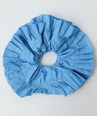 【ウィゴー/WEGO】のLボリュームフリルシュシュ ブルー|ID: prp329100004784176 ipo3291000000034724703