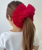 【ウィゴー/WEGO】のLボリュームフリルシュシュ レッド|ID: prp329100004784176 ipo3291000000034724705