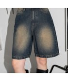 【ウィゴー/WEGO】のヴィンテージウォッシュデニムハーフパンツ デニム濃加工色|ID: prp329100004784179 ipo3291000000034724724