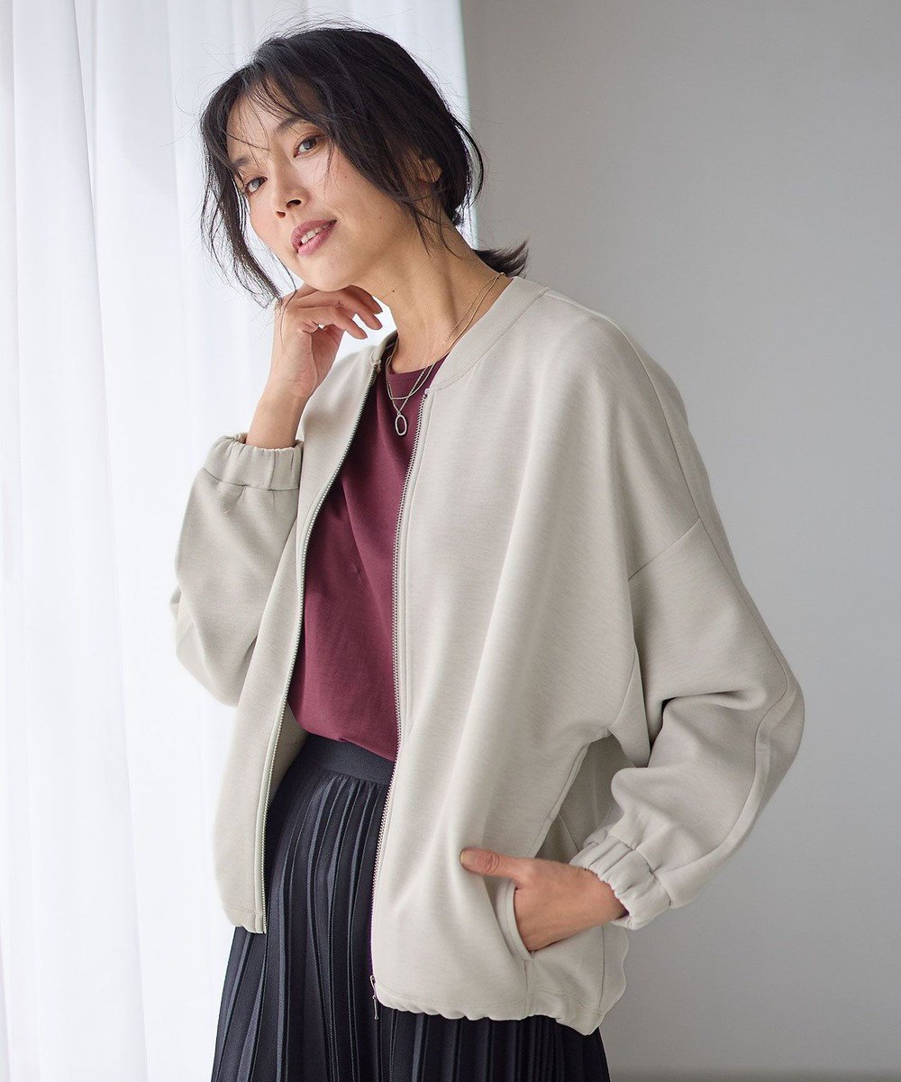 【エニー/ANY】の【洗濯機可】ダンボールジップブルゾン インテリア・キッズ・メンズ・レディースファッション・服の通販 founy(ファニー) 　ファッション　Fashion　レディースファッション　Fashion for Women　アウター　Coat / Outerwear Collection　レディースジャケット・軽アウター　Jackets　ブルゾンジャケット・スポーティアウター　Blouson Jackets　おすすめ　Recommended / Our Picks　インナー　Innerwear　ジャケット　Jacket, Outerwear　タートルネック　Turtleneck, High Neck　ブルゾン　Blouson, Bomber Jacket　冬　Winter / This Winter　A/W・秋冬　Autumn/Winter　サンドベージュ|ID: prp329100004784181 ipo3291000000034724741