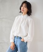 【エニー/ANY】の【手洗い可能/抗菌防臭/UVカット/速乾】スタンドネックブラウス オフ|ID: prp329100004784182 ipo3291000000034724743