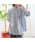 【エニー/ANY】の【手洗い可能/抗菌防臭/UVカット/速乾】スタンドネックブラウス ブルーロンスト|ID: prp329100004784182 ipo3291000000034724744