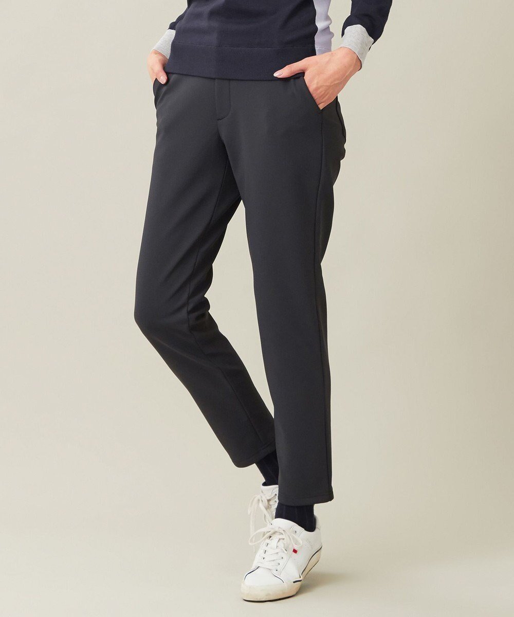 【23区 ゴルフ/NIJYUSANKU GOLF】の冬の暖かボトム【WOMEN】ボンディング テーパードパンツ インテリア・キッズ・メンズ・レディースファッション・服の通販 founy(ファニー) ファッション Fashion レディースファッション Fashion for Women パンツ Pants & Trousers おすすめ Recommended / Our Picks グラフィック Graphic, Graphic Design ゴルフ Golf ストレッチ Stretch, Stretchy Fabric テーパード Tapered, Tapered Pants バランス Balance, Style Balance ブルゾン Blouson, Bomber Jacket ボトム Bottoms, Lower Wear ボンディング Bonding, Bonded Fabric ポケット Pocket, Pocket Detail 冬 Winter / This Winter A/W・秋冬 Autumn/Winter ネイビー系|ID: prp329100004784745 ipo3291000000035545973