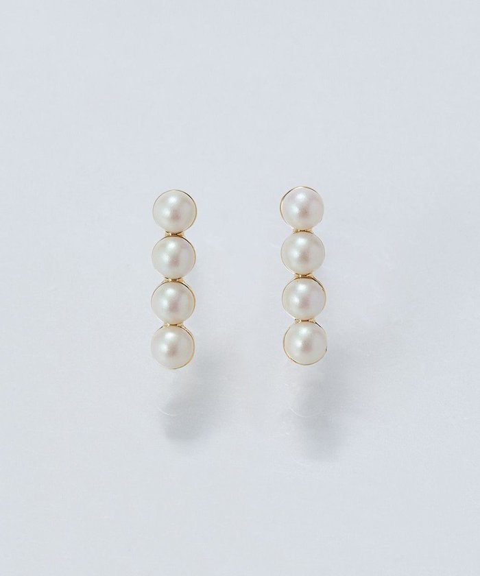 【フィービィー/phoebe】の【金属アレルギー対応】ストライプパールピアス/ニッケルフリー インテリア・キッズ・メンズ・レディースファッション・服の通販 founy(ファニー) https://founy.com/ ファッション Fashion レディースファッション Fashion for Women アクセサリー Fashion Accessories スタイリッシュ Stylish, Fashionable パール Pearl, Pearl Accent モチーフ Motif, Design Theme エレガント 上品 Elegant |ID: prp329100004784748 ipo3291000000034735478
