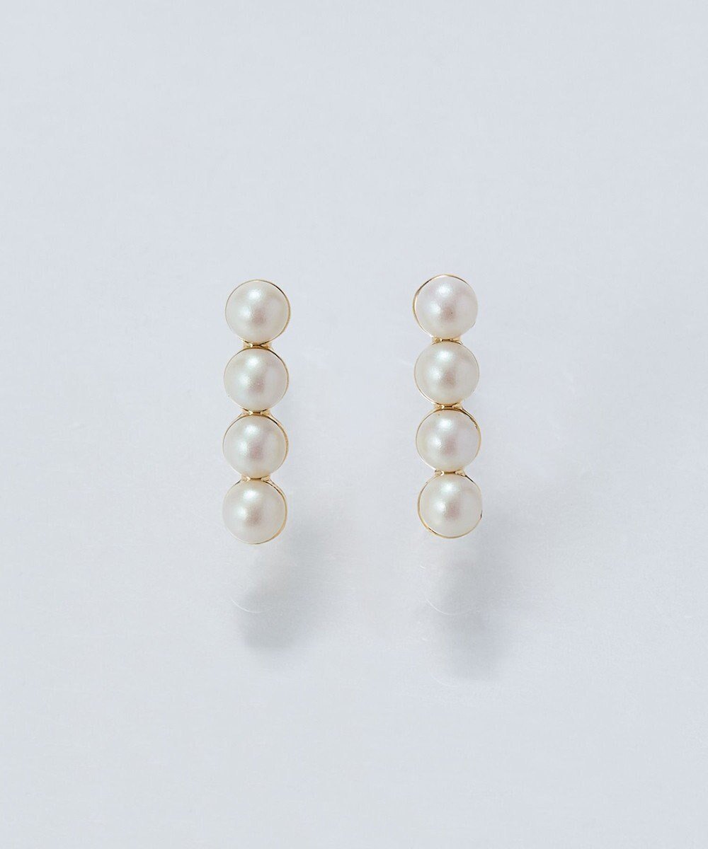 【フィービィー/phoebe】の【金属アレルギー対応】ストライプパールピアス/ニッケルフリー インテリア・キッズ・メンズ・レディースファッション・服の通販 founy(ファニー) 　ファッション　Fashion　レディースファッション　Fashion for Women　アクセサリー　Fashion Accessories　スタイリッシュ　Stylish, Fashionable　パール　Pearl, Pearl Accent　モチーフ　Motif, Design Theme　エレガント 上品　Elegant　ホワイト|ID: prp329100004784748 ipo3291000000034735479