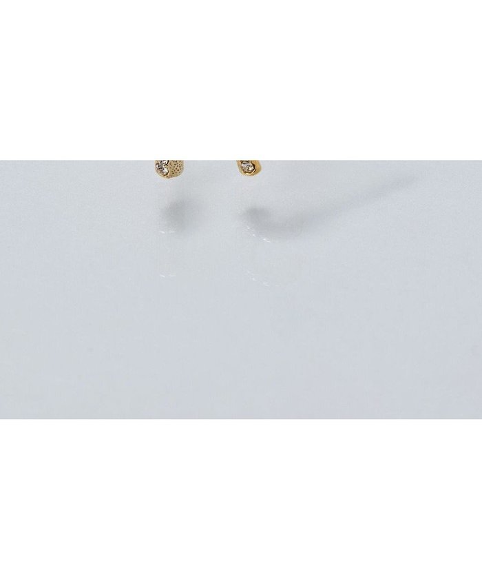 【フィービィー/phoebe】の【金属アレルギー対応】テクスチャードスパークビジューピアス/ニッケルフリー ゴールド インテリア・キッズ・メンズ・レディースファッション・服の通販 founy(ファニー) https://founy.com/ ファッション Fashion レディースファッション Fashion for Women アクセサリー Fashion Accessories テクスチャー Texture, Textured Fabric バランス Balance, Style Balance ビジュー Bijou, Jewel-like Accent メタル Metal, Metal Parts モチーフ Motif, Design Theme |ID: prp329100004784749 ipo3291000000034735480