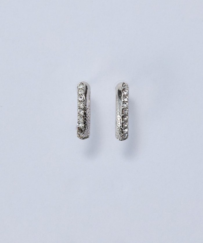 【フィービィー/phoebe】の【金属アレルギー対応】テクスチャードスパークビジューピアス/ニッケルフリー シルバー インテリア・キッズ・メンズ・レディースファッション・服の通販 founy(ファニー) https://founy.com/ ファッション Fashion レディースファッション Fashion for Women アクセサリー Fashion Accessories シルバー Silver, Metallic Silver テクスチャー Texture, Textured Fabric バランス Balance, Style Balance ビジュー Bijou, Jewel-like Accent メタル Metal, Metal Parts モチーフ Motif, Design Theme |ID: prp329100004784750 ipo3291000000034735482