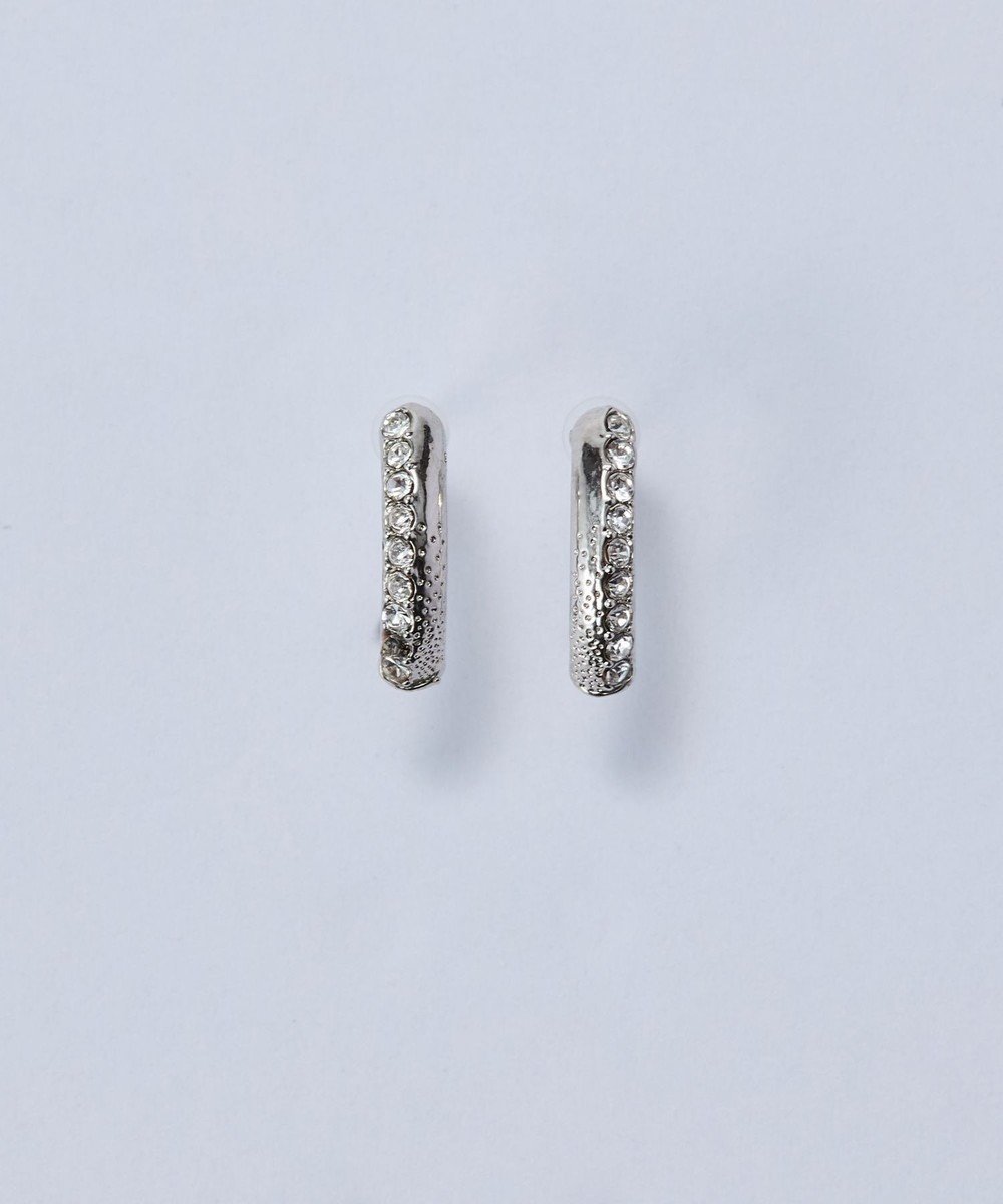 【フィービィー/phoebe】の【金属アレルギー対応】テクスチャードスパークビジューピアス/ニッケルフリー シルバー インテリア・キッズ・メンズ・レディースファッション・服の通販 founy(ファニー) 　ファッション　Fashion　レディースファッション　Fashion for Women　アクセサリー　Fashion Accessories　シルバー　Silver, Metallic Silver　テクスチャー　Texture, Textured Fabric　バランス　Balance, Style Balance　ビジュー　Bijou, Jewel-like Accent　メタル　Metal, Metal Parts　モチーフ　Motif, Design Theme　シルバー|ID: prp329100004784750 ipo3291000000035549443