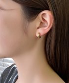 【フィービィー/phoebe】の【痛くないシリーズ/金属アレルギー対応】リファインドメタルフープライトフィットイヤリング/サージカルステンレス ゴールド|ID: prp329100004784755 ipo3291000000034735493