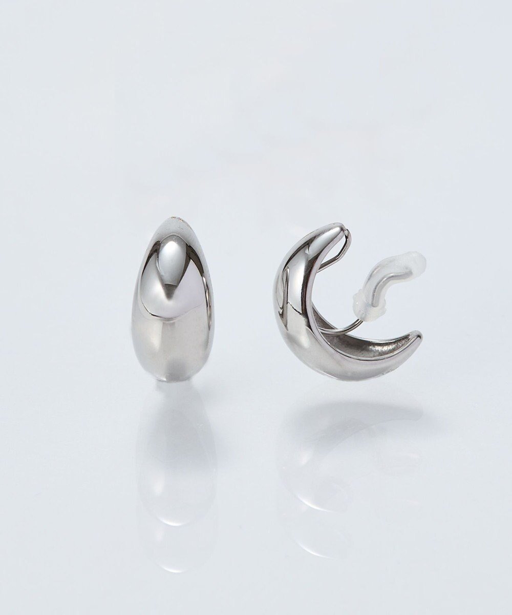 【フィービィー/phoebe】の【痛くないシリーズ/金属アレルギー対応】パフィーフープライトフィットイヤリング/サージカルステンレス シルバー 人気、トレンドファッション・服の通販 founy(ファニー) 　ファッション　Fashion　レディースファッション　Fashion for Women　ジュエリー　Jewelry　ファッションリング　Fashion Rings　イヤリング・フープ・ドロップタイプ　Hoop, Drop & Clip Earrings　おすすめ　Recommended / Our Picks　アクセサリー　Fashion Accessories　イヤリング　Earrings　シルバー　Silver, Metallic Silver　シンプル　Simple, Minimal　トレンド　Trend, Trending Now　フープ　Hoop, Hoop Earrings　メタル　Metal, Metal Parts　モチーフ　Motif, Design Theme　軽量　Lightweight, Ultra Light　 other-1|ID: prp329100004784756 ipo3291000000034735507