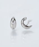 【フィービィー/phoebe】の【痛くないシリーズ/金属アレルギー対応】パフィーフープライトフィットイヤリング/サージカルステンレス シルバー シルバー|ID: prp329100004784756 ipo3291000000034735508