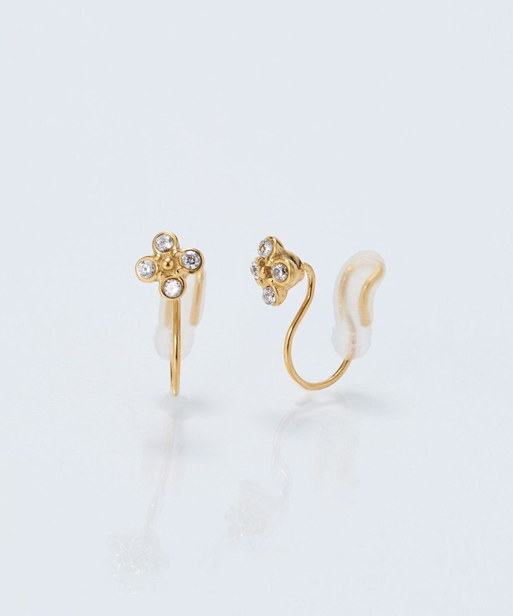 【フィービィー/phoebe】の【痛くないシリーズ/金属アレルギー対応】タイニーフローラライトフィットイヤリング/サージカルステンレス ゴールド インテリア・キッズ・メンズ・レディースファッション・服の通販 founy(ファニー) ファッション Fashion レディースファッション Fashion for Women ジュエリー Jewelry ファッションリング Fashion Rings イヤリング・フープ・ドロップタイプ Hoop, Drop & Clip Earrings アクセサリー Fashion Accessories イヤリング Earrings コンパクト Compact, Small Size ビジュー Bijou, Jewel-like Accent フラワー Flower, Floral モチーフ Motif, Design Theme エレガント 上品 Elegant 軽量 Lightweight, Ultra Light ゴールド|ID: prp329100004784757 ipo3291000000034735510