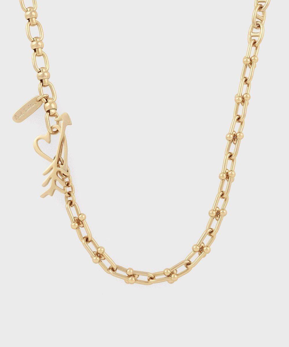 【ポール スミス/Paul Smith】のハートミックスチェーン ネックレス インテリア・キッズ・メンズ・レディースファッション・服の通販 founy(ファニー) 　ファッション　Fashion　レディースファッション　Fashion for Women　ジュエリー　Jewelry　ネックレス　Necklaces & Pendants　アクセサリー　Fashion Accessories　シンプル　Simple, Minimal　ジュエリー　Jewelry, Accessories　チェーン　Chain, Chain Strap　ネックレス　Necklace, Pendant Necklace　ハンド　Hand, Handmade　ミックス　Mix, Mixed Style　モチーフ　Motif, Design Theme　エレガント 上品　Elegant　ゴールド|ID: prp329100004784760 ipo3291000000035582147