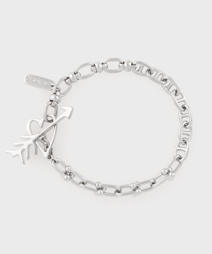 【ポール スミス/Paul Smith】のハートミックスチェーン ブレスレット インテリア・キッズ・メンズ・レディースファッション・服の通販 founy(ファニー) https://founy.com/ ファッション Fashion レディースファッション Fashion for Women ジュエリー Jewelry チェーン＆カフブレスレット Cuff & Chain Bracelets アクセサリー Fashion Accessories シンプル Simple, Minimal ジュエリー Jewelry, Accessories チェーン Chain, Chain Strap ハンド Hand, Handmade ブレスレット Bracelet, Wristband ミックス Mix, Mixed Style モチーフ Motif, Design Theme エレガント 上品 Elegant |ID: prp329100004784761 ipo3291000000034735518