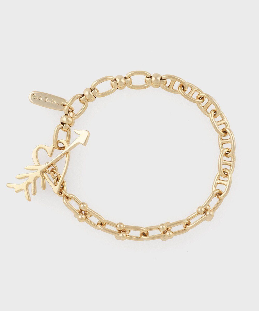 【ポール スミス/Paul Smith】のハートミックスチェーン ブレスレット インテリア・キッズ・メンズ・レディースファッション・服の通販 founy(ファニー) ファッション Fashion レディースファッション Fashion for Women ジュエリー Jewelry チェーン&カフブレスレット Cuff & Chain Bracelets アクセサリー Fashion Accessories シンプル Simple, Minimal ジュエリー Jewelry, Accessories チェーン Chain, Chain Strap ハンド Hand, Handmade ブレスレット Bracelet, Wristband ミックス Mix, Mixed Style モチーフ Motif, Design Theme エレガント 上品 Elegant ゴールド|ID: prp329100004784761 ipo3291000000035512713