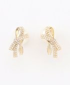 【組曲/KUMIKYOKU】のリボンパール2WAYイヤリング ゴールド系|ID: prp329100004784762 ipo3291000000034735522