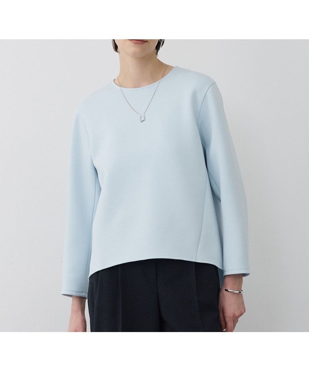 【アイシービー/iCB】の【WEB限定カラーあり】ソフトダンボール スリットテール スウェット インテリア・キッズ・メンズ・レディースファッション・服の通販 founy(ファニー) 　ファッション　Fashion　レディースファッション　Fashion for Women　トップス・カットソー　Cut & Sew Tops　シャツ・ブラウス・オフィスカジュアル　Elegant Blouses & Button-Ups　レディースパーカー・カジュアルフーディー　Casual Hoodies & Sweatshirts　ロングTシャツ・Tシャツ　Longline T-Shirts & Tees　スウェット・クルーネックトップス　Sweatshirts & Crewnecks / Relaxed Fit Sweat Tops　カットソー・ベーシックTシャツ　Cut-and-Sewn Tops / Stretch Tees & Basics　春　Spring　カットソー　Cut and Sewn Top　スウェット / スエット　Sweatshirt, Sweatwear　スリット　Slit, Slit Detail　フォルム　Silhouette, Form　冬　Winter / This Winter　S/S・春夏　SS, Spring/Summer, Warm Season　おすすめ　Recommended / Our Picks　夏　Summer　2026年　2026　サックスグレー[WEB限定]|ID: prp329100004784763 ipo3291000000035582164
