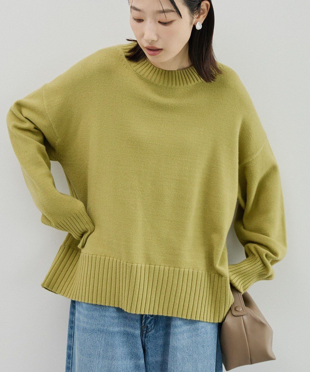 【アメリカンホリック/AMERICAN HOLIC】のバイパチモックネックニットプルオーバー インテリア・キッズ・メンズ・レディースファッション・服の通販 founy(ファニー) ファッション Fashion レディースファッション Fashion for Women トップス・カットソー Cut & Sew Tops ニット Knit Tops & Sweaters カジュアルプルオーバー・ニットトップス Pullovers & Knit Tops / Casual Pullovers アメリカン American Style スタイリッシュ Stylish, Fashionable センター Center, Center Line セーター Sweater, Knitwear ポケット Pocket, Pocket Detail ワイドリブ Wide Rib, Wide Ribbed Knit A/W・秋冬 Autumn/Winter Olive|ID: prp329100004784773 ipo3291000000034735571