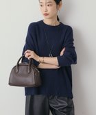 【アメリカンホリック/AMERICAN HOLIC】のバイパチモックネックニットプルオーバー Navy|ID: prp329100004784773 ipo3291000000034735572