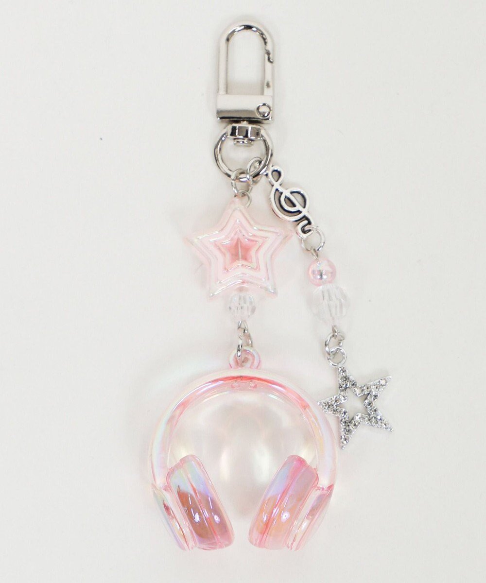 【ウィゴー/WEGO】のオーロラクリアヘッドホンキーホルダー インテリア・キッズ・メンズ・レディースファッション・服の通販 founy(ファニー) 　ファッション　Fashion　レディースファッション　Fashion for Women　ミニ財布・二つ折り財布　Wallets & Card Cases　キーホルダー　Keychain, Key Holder　スマホ　Smartphone, Mobile Device　チャーム　Charm, Pendant　トレンド　Trend, Trending Now　ポーチ　Pouch, Small Case　モチーフ　Motif, Design Theme　財布　Wallet, Purse　ライトピンク|ID: prp329100004784776 ipo3291000000035582237